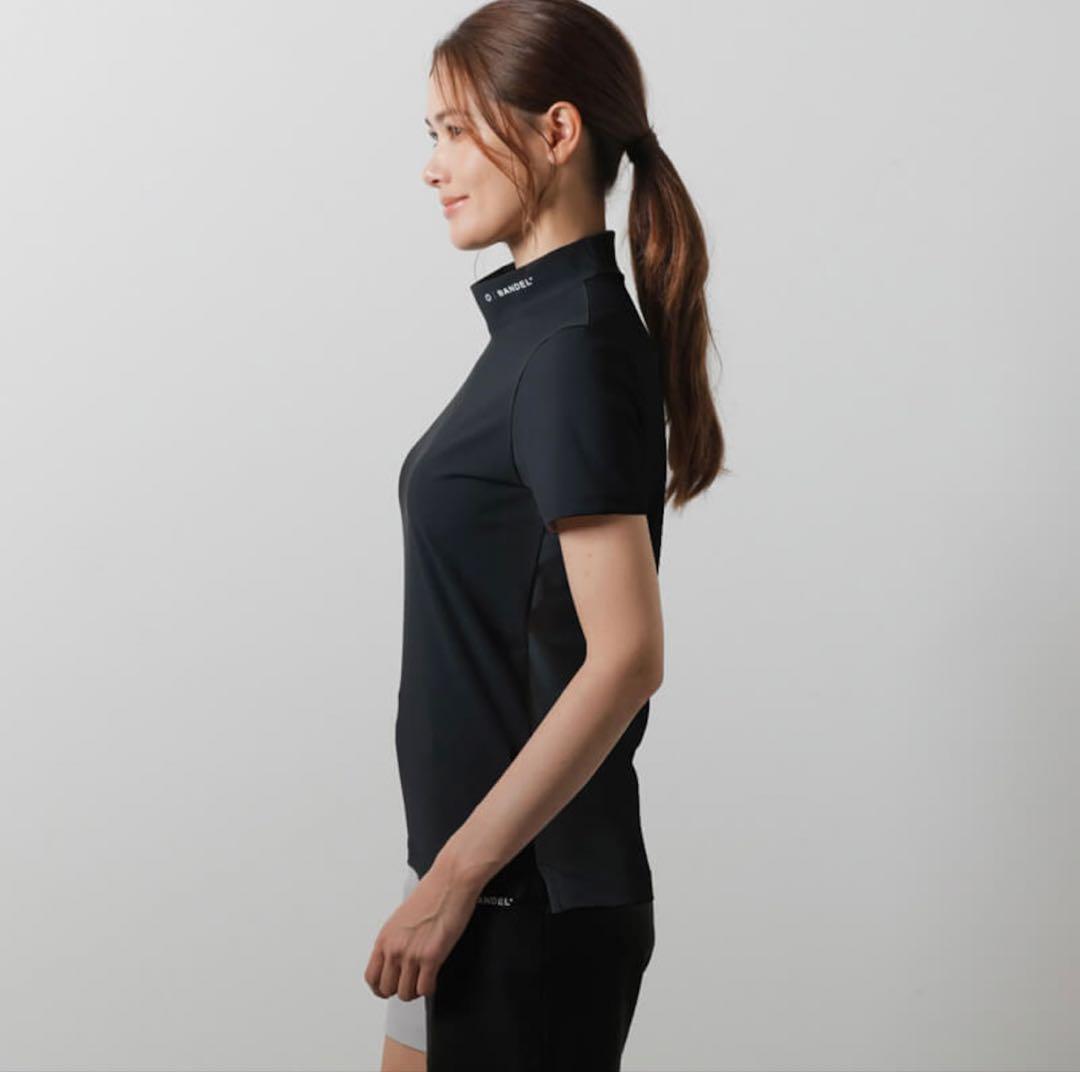 【新品・タグ付き】BANDEL レディース モックネック XS 黒 シンプル