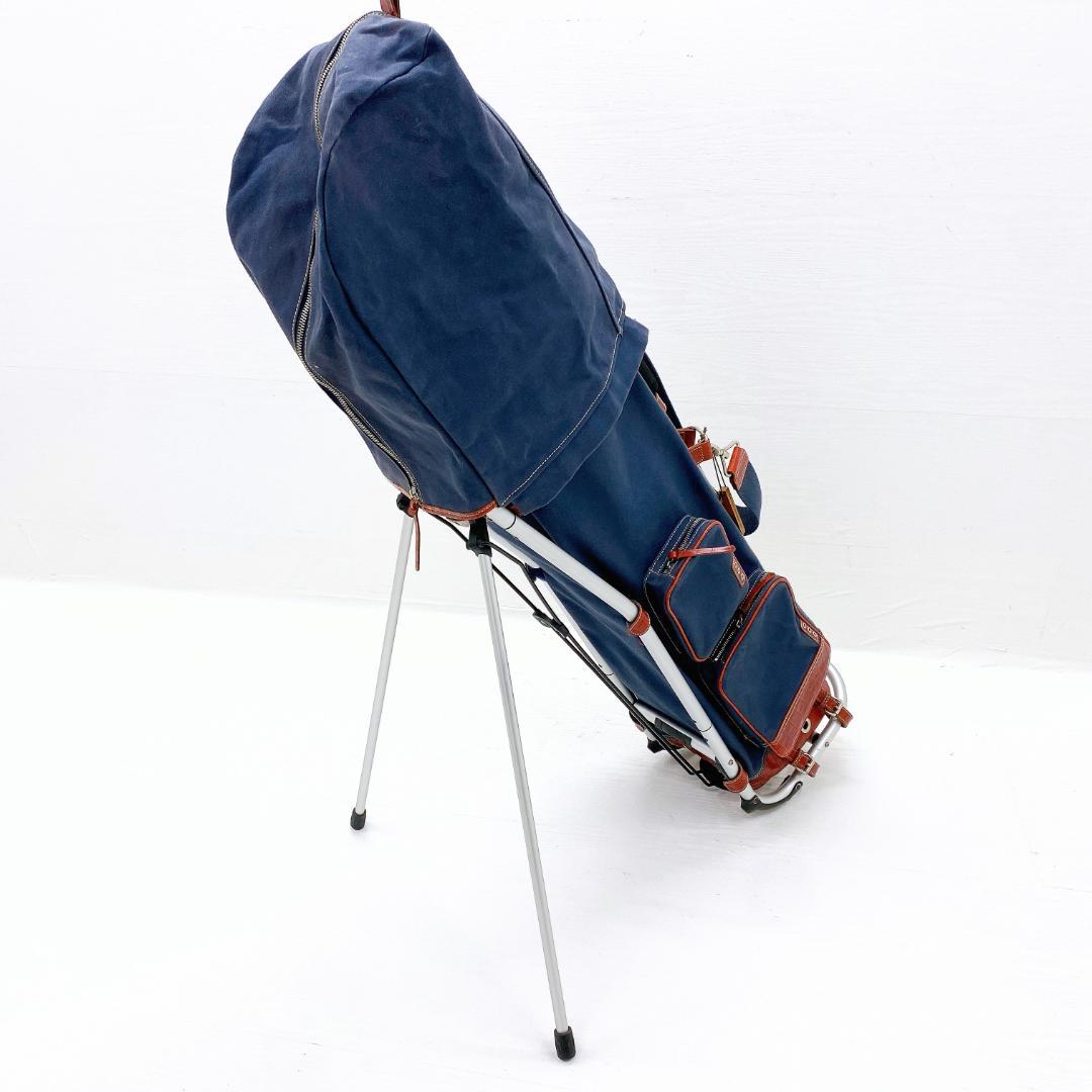 木の庄帆布 ミズノ MIZUNO キャディバッグ ゴルフ フレームウォーカー
