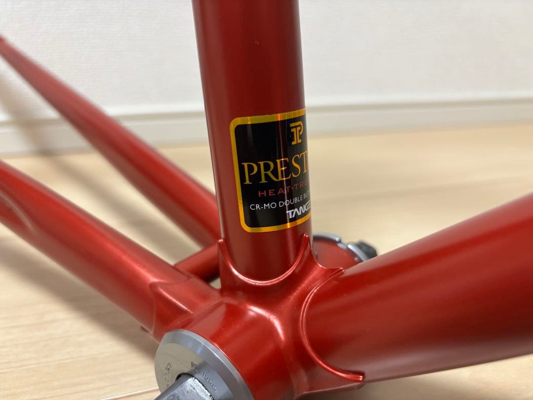 Panasonic パナソニック 競輪フレーム ディープレッド ピスト njs