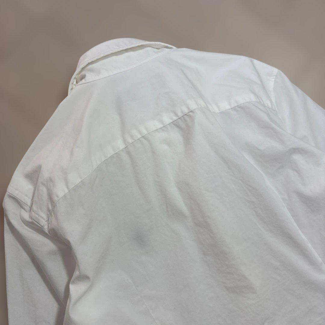 Polo Ralph Lauren ホワイト スリムフィットシャツ 長袖 0