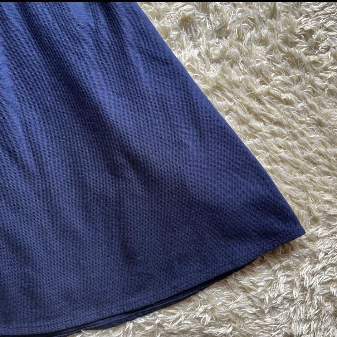 美品 ラルフローレン ロングワンピース ポニー刺繍 ベルト付　QRコードタグ