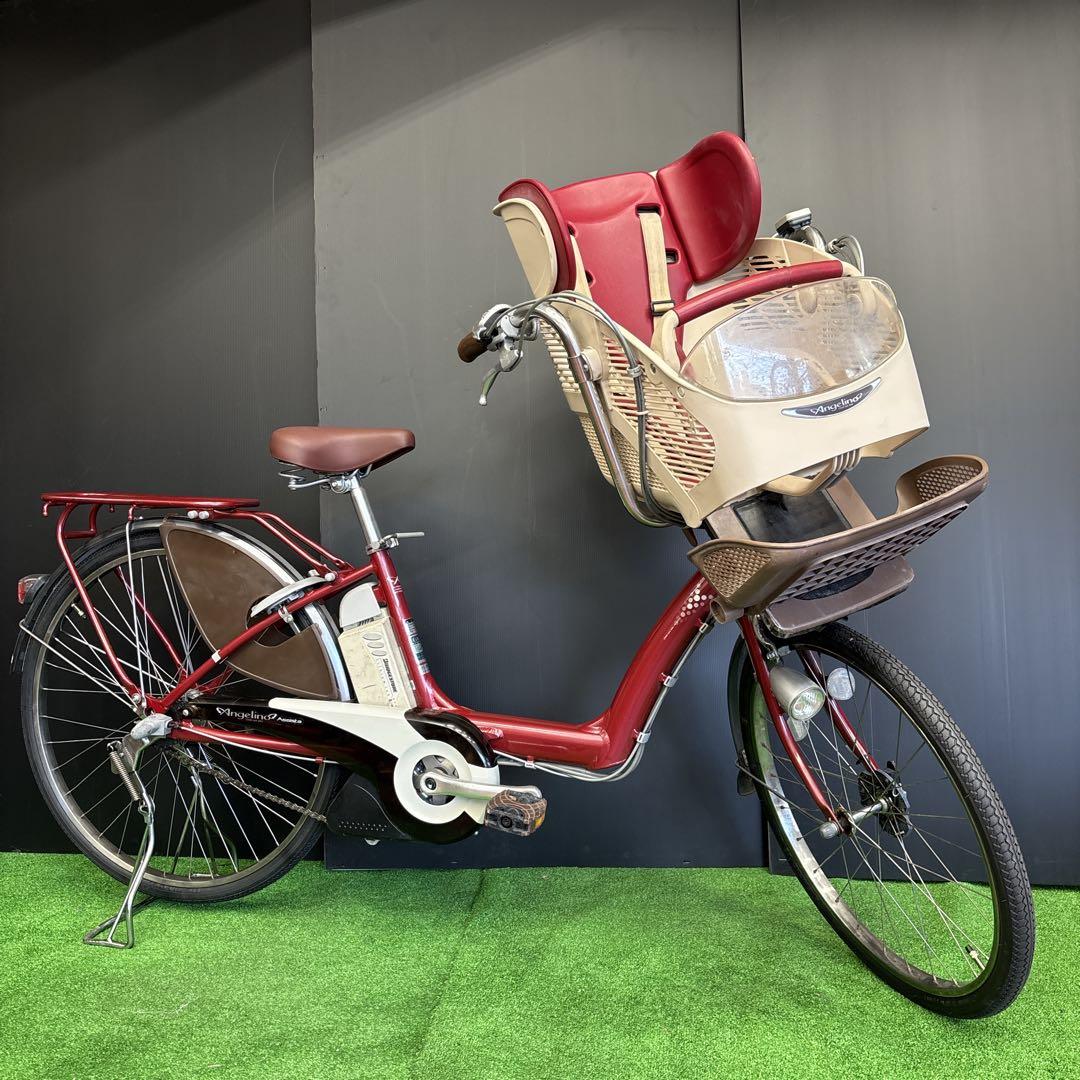 もささうるす様　電動自転車 BS Angelino レッド 3人乗り対応　12★