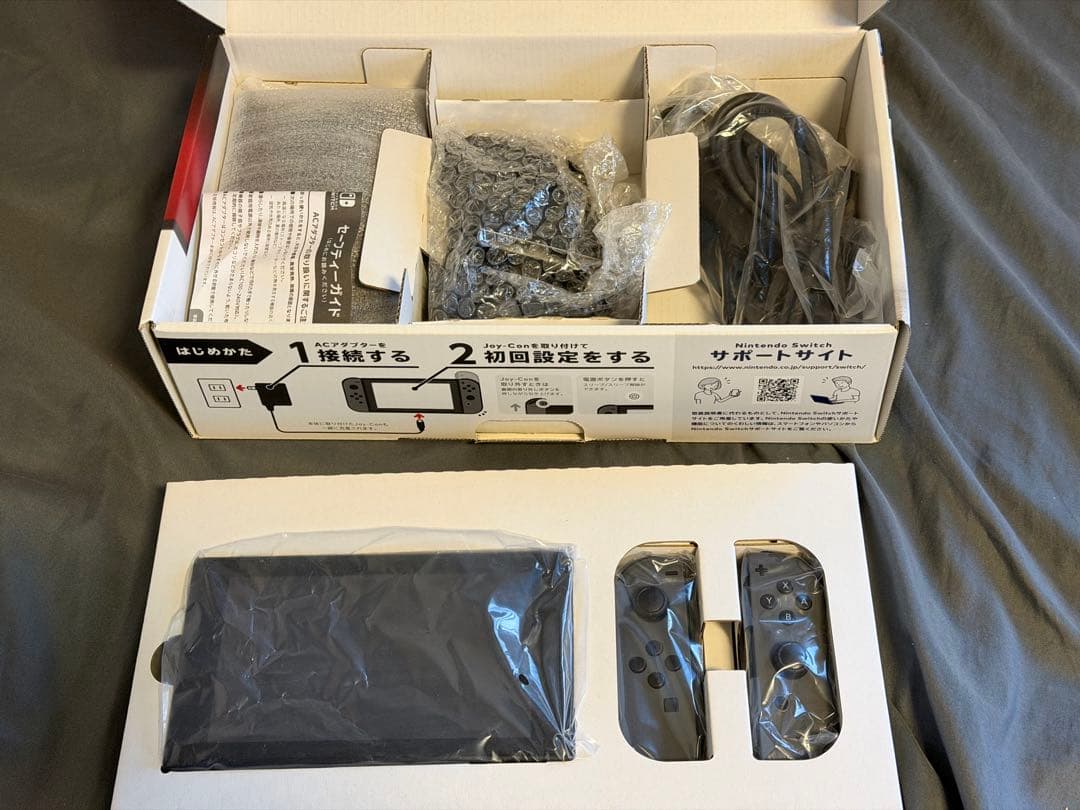 Nintendo Switch 本体 グレー 箱付き