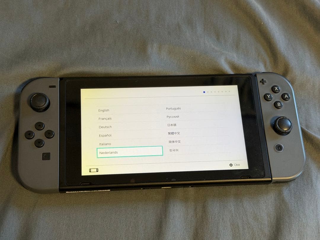 Nintendo Switch 本体 グレー 箱付き