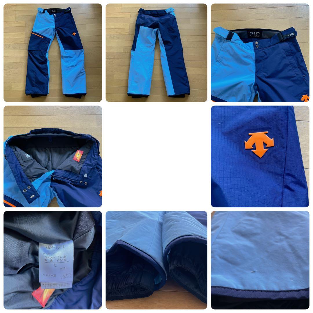 デサント DESCENTE スキーウェア 上下セット デモチーム中古サイズM/L