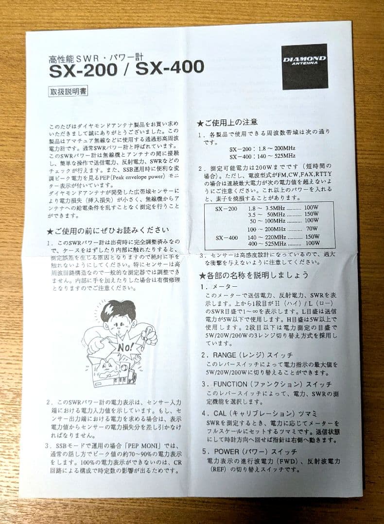 ダイヤモンドアンテナ SX-100 & SX-200 セット 第一電波