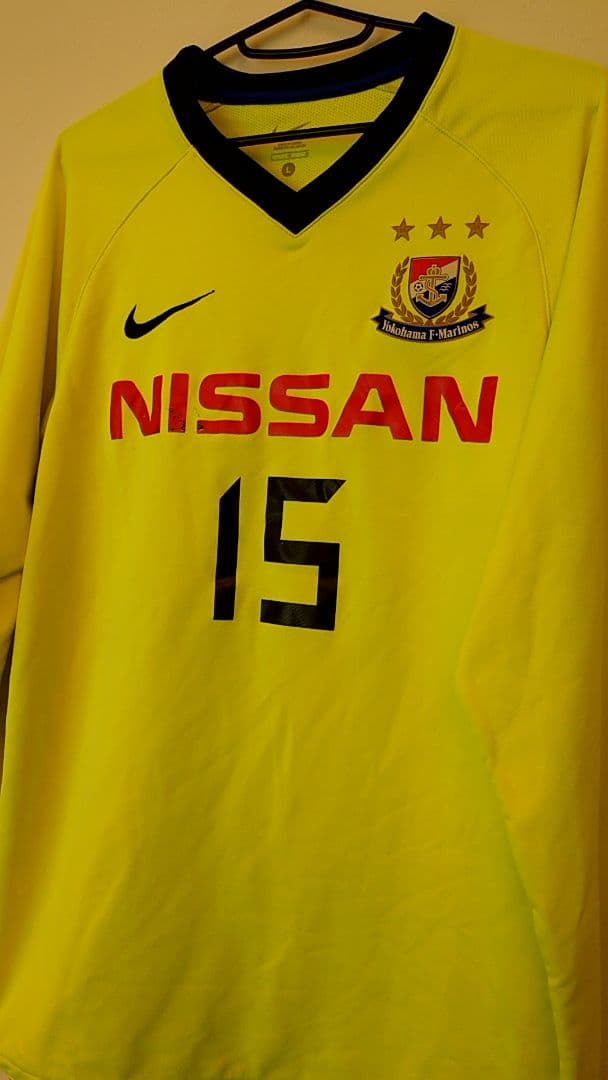 本*ん様 2011 横浜F・マリノス アウェイ 長袖　No.15　選手用