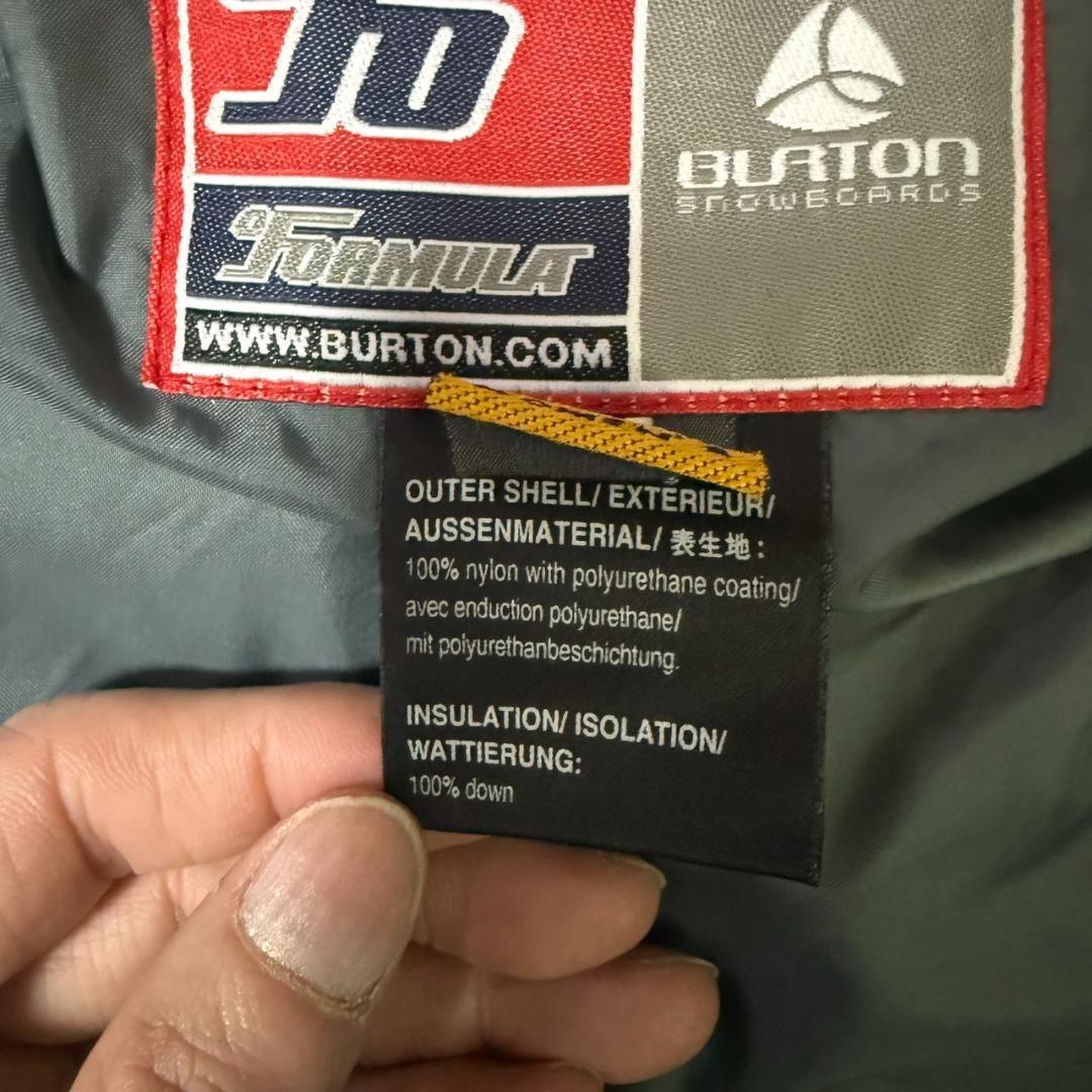 バートンBURTON 95FORMULAスノボダウンジャケットスキースノーボード