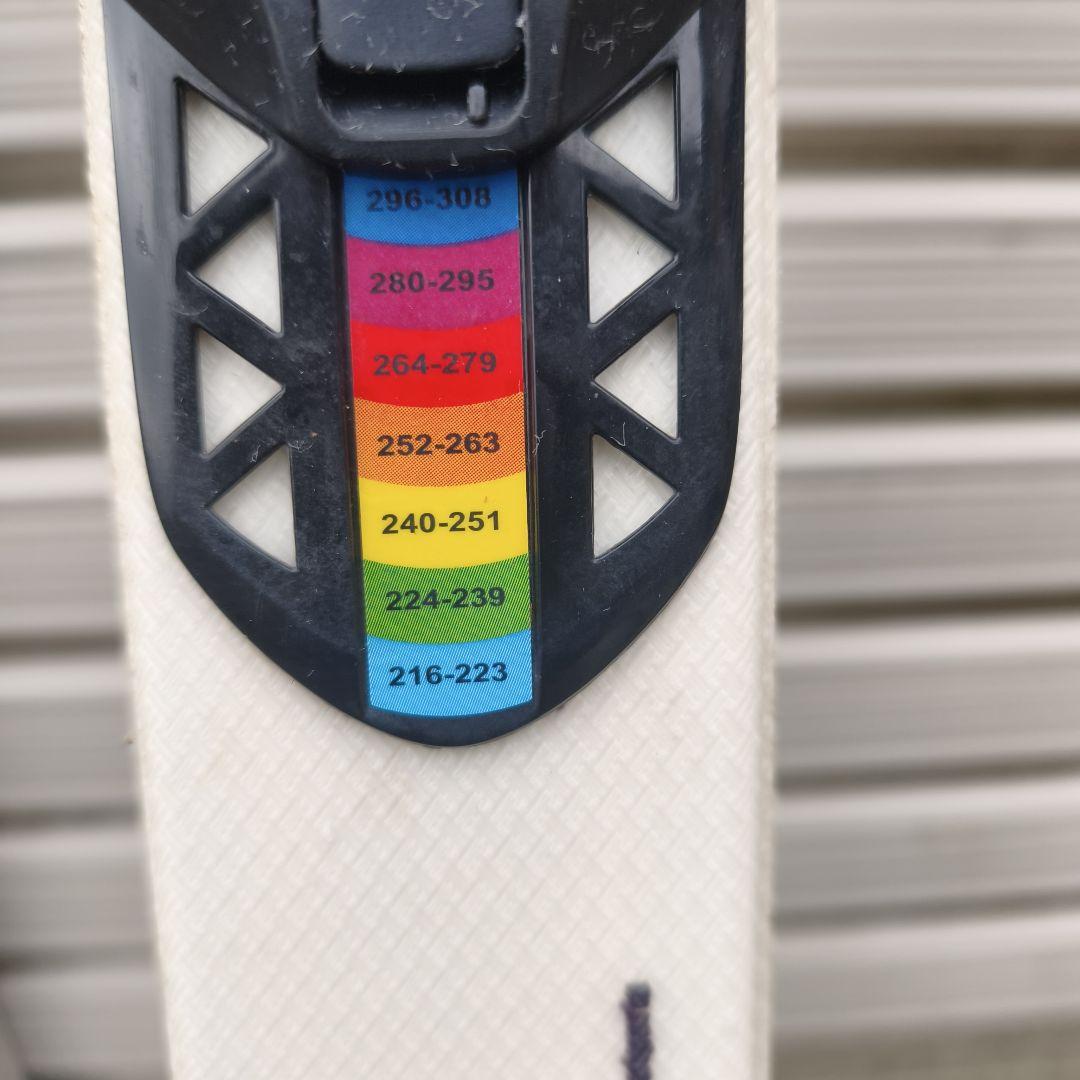 子供　ジュニア　SALOMON 24 HOURS スキー板 ホワイト　100cm