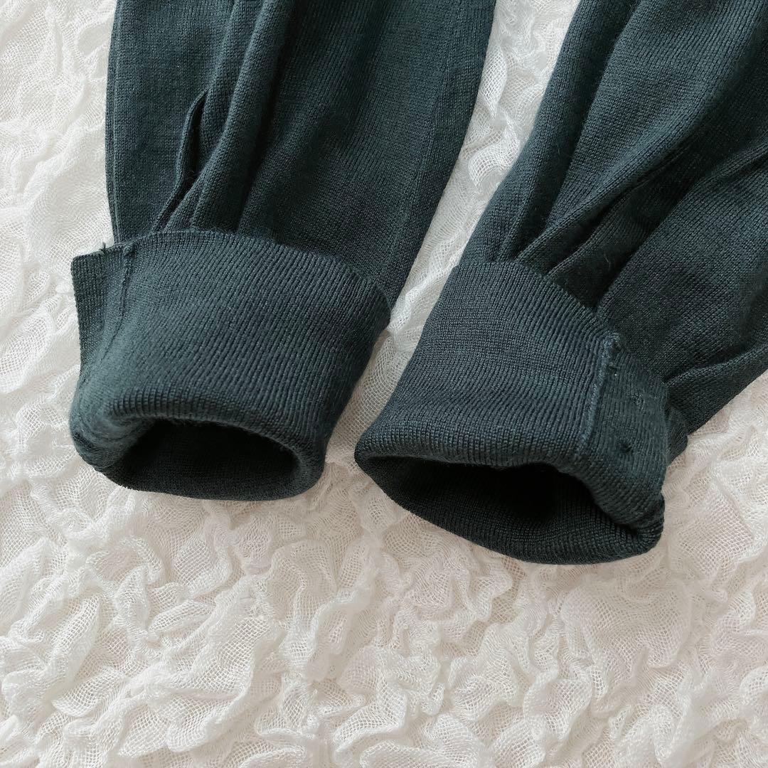 23区　ウールブレンド パール ニットワンピース　38 手洗い可