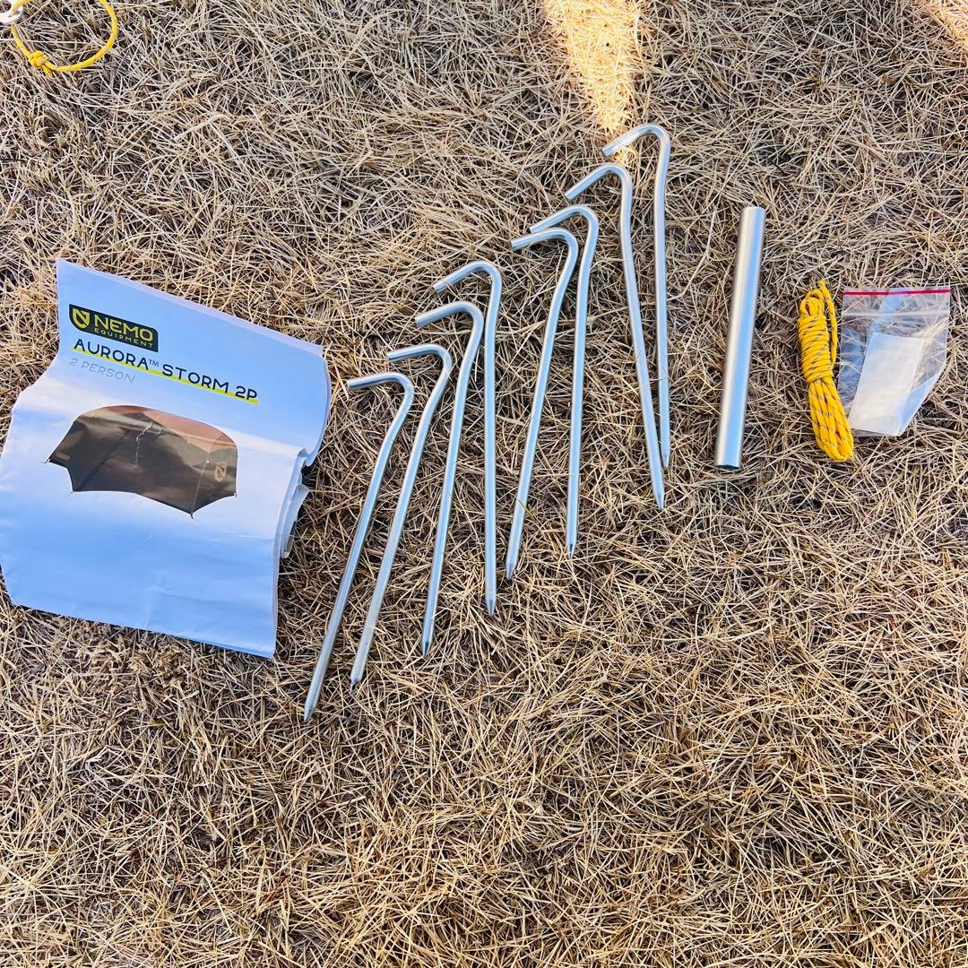 美品 NEMO ニーモ オーロラストーム2P aurora