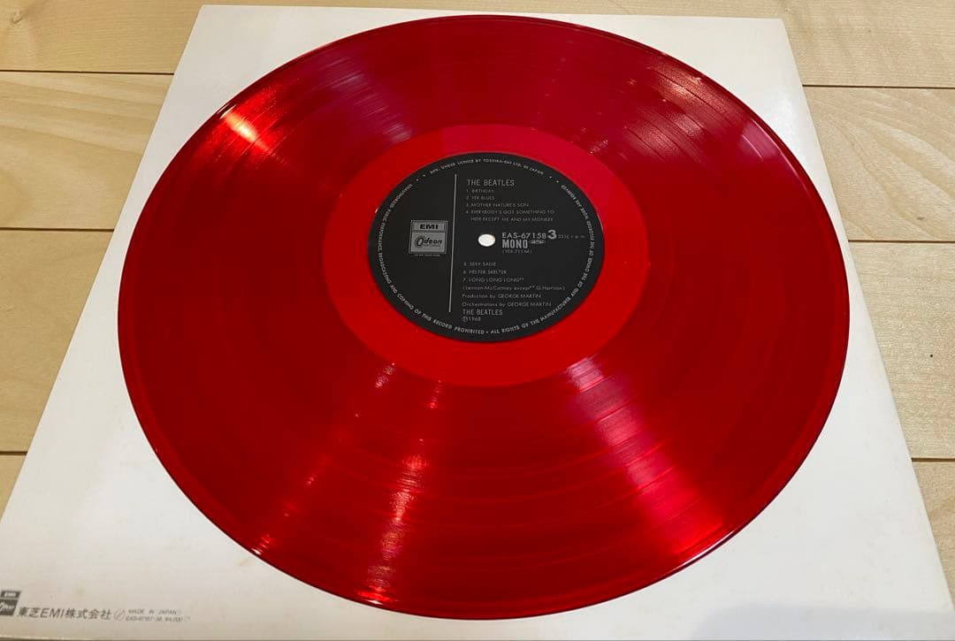【82年赤盤！MONO！ 】The Beatles White album
