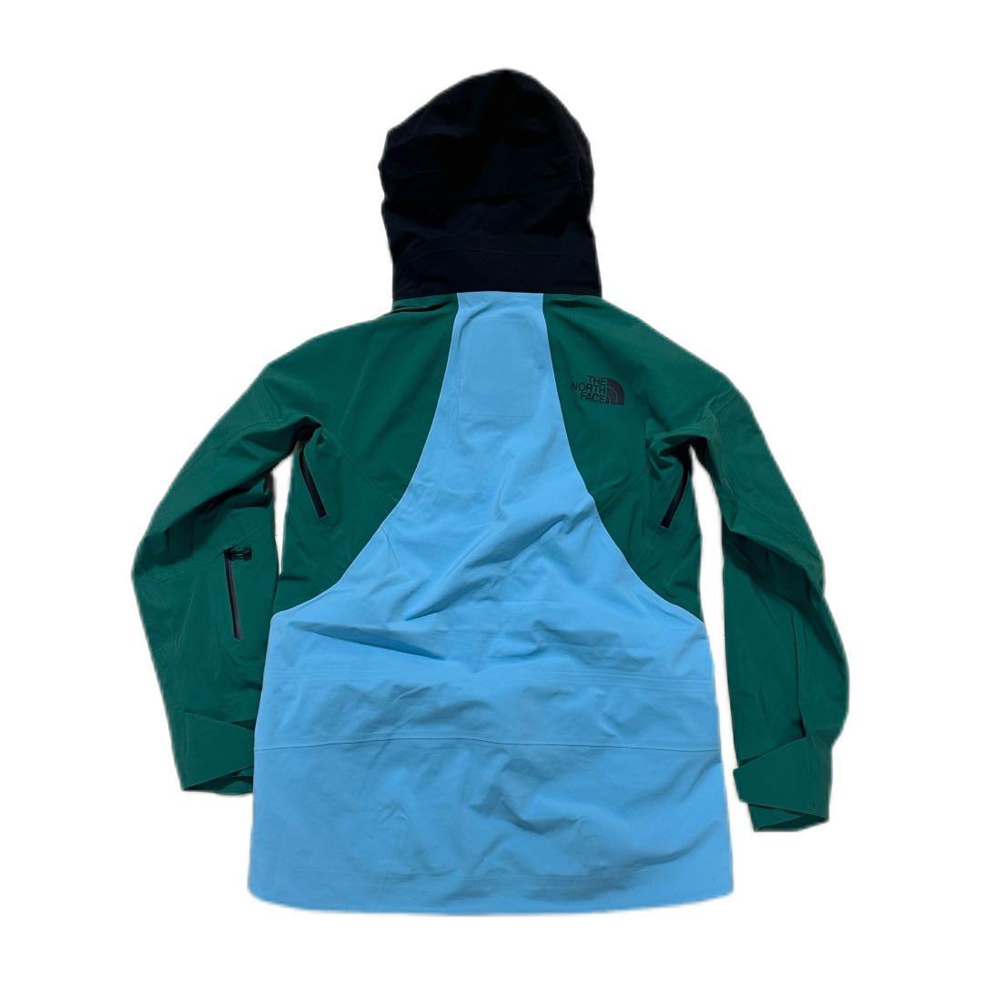 The North Face フード付き レディース スキーウェア 緑/青
