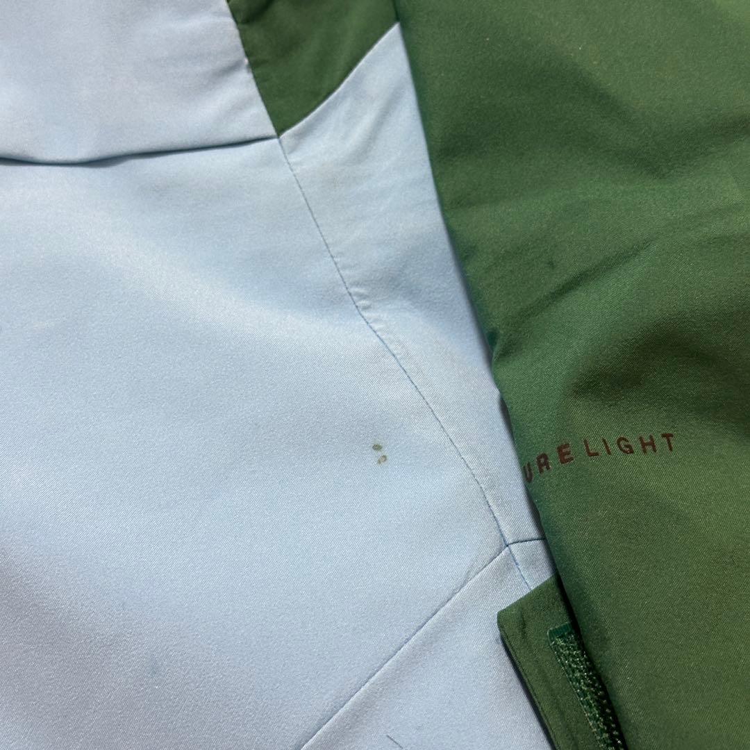 The North Face フード付き レディース スキーウェア 緑/青