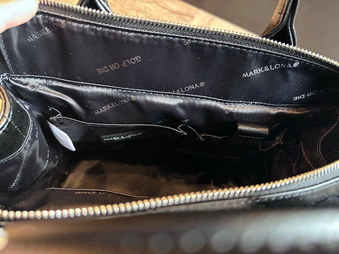 新品未使用品 MARK&LONA ゴルフ カートバッグ グラフィック プリント