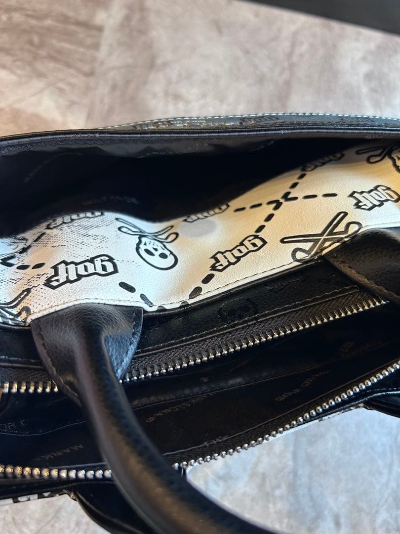 新品未使用品 MARK&LONA ゴルフ カートバッグ グラフィック プリント