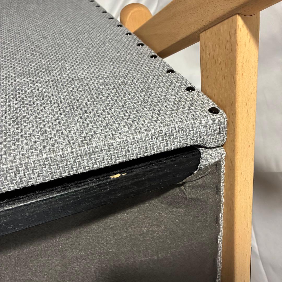 カリモク60　Kチェア　1シーター　ミストグレー