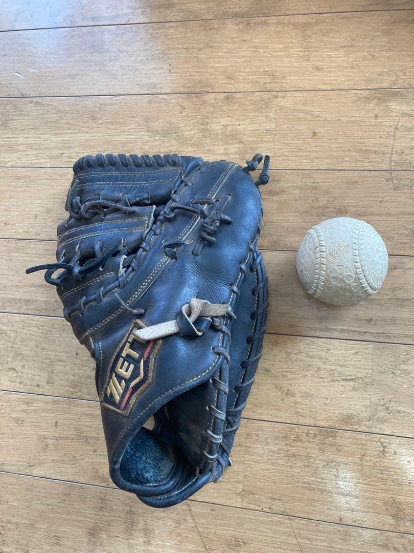 ZETT ファーストミット 黒