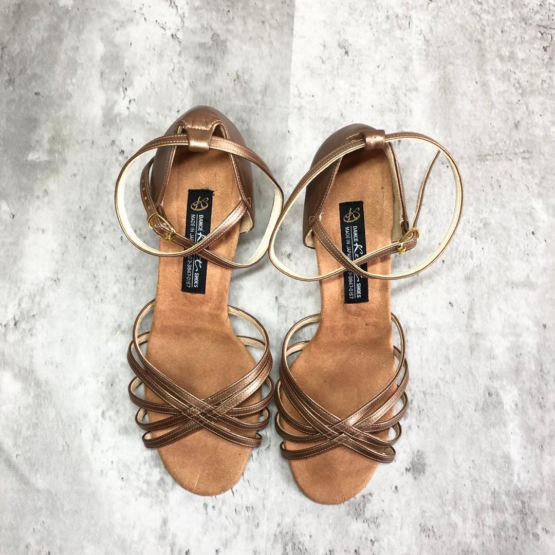 Kent Dance【23.5】社交ダンス ストラップサンダル ラテン シューズ