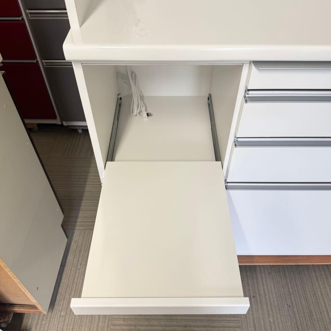 【超美品‼️】定価156,200円 松田家具 117cm幅キッチンボードNクラッチ