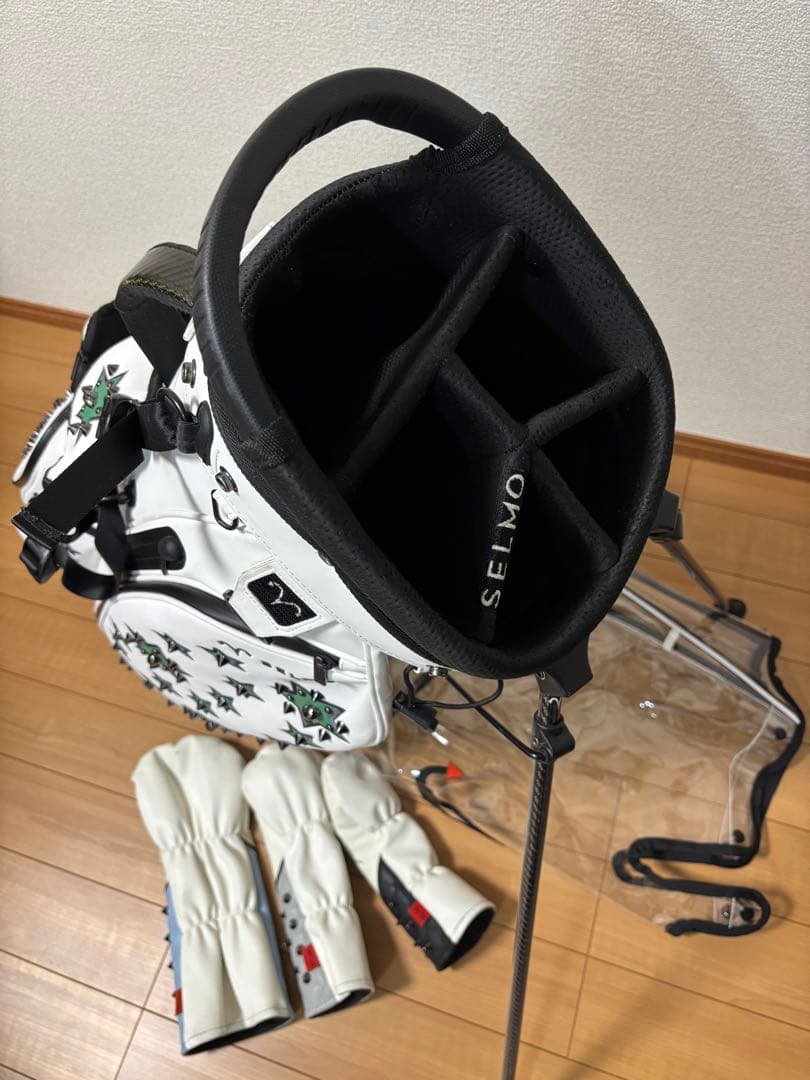 希少！アザスセルモ キャディバック　世界限定30本SELMO スタッズ グリーン