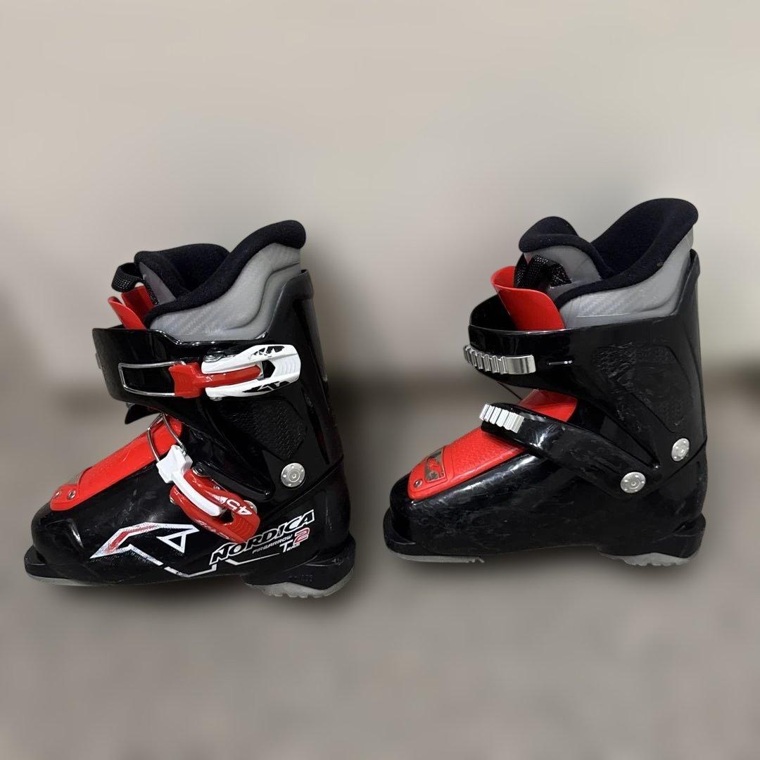 20-21.5cm ジュニア　スキー、ブーツセット