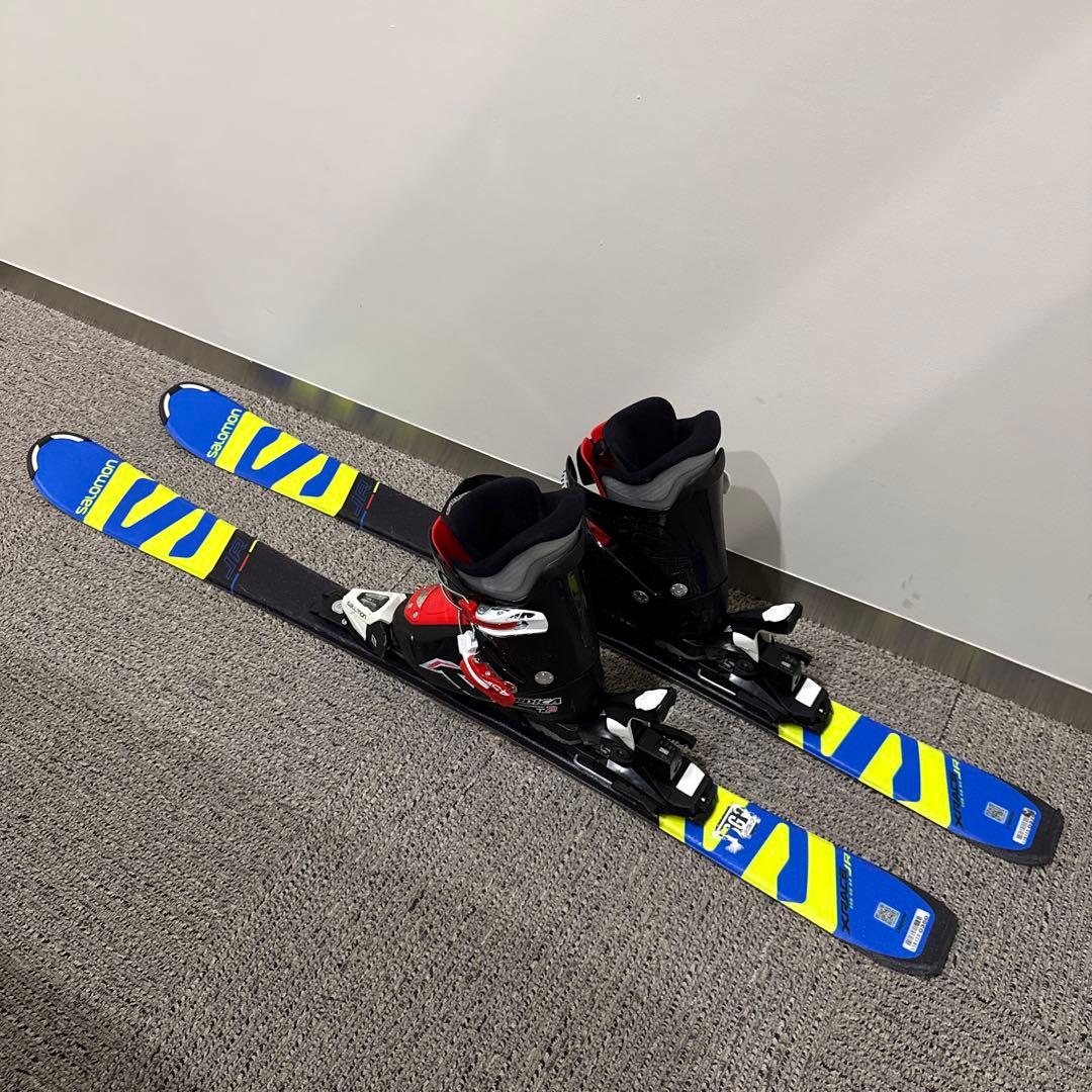 20-21.5cm ジュニア　スキー、ブーツセット