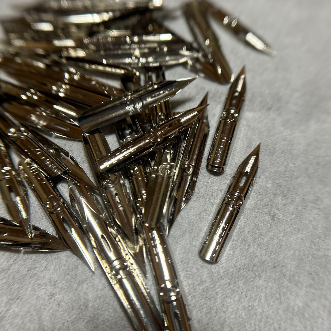 レトロ　木製　プラスチック　ペン軸　つけペン ゼブラGペン　ペン先　まとめ売り