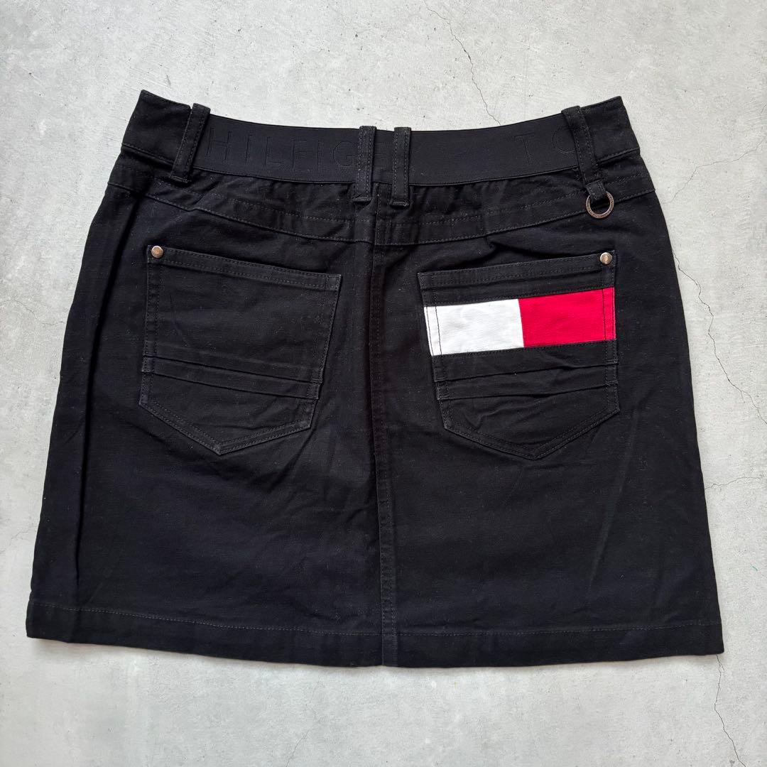   Golf バックロゴ ストレッチスカート 黒 M