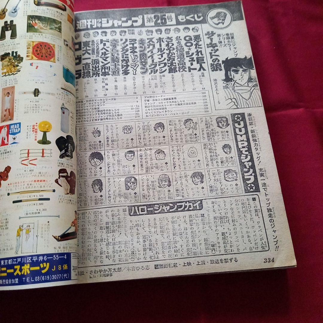 【当時物美品】週刊 少年 ジャンプ 1979年25号 漫画 アニメ