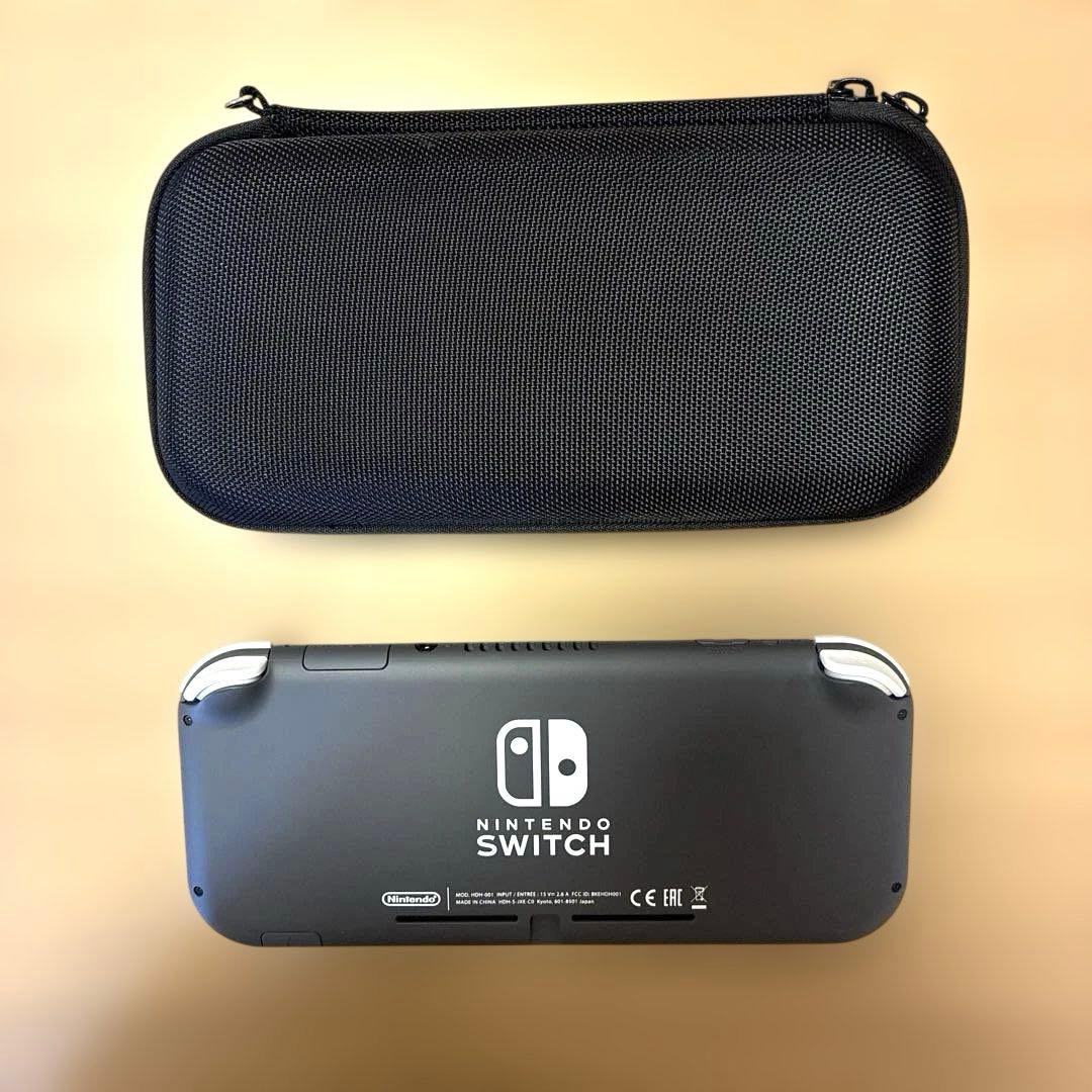 【ケース付き】Nintendo Switch Lite グレー 本体　動作確認済