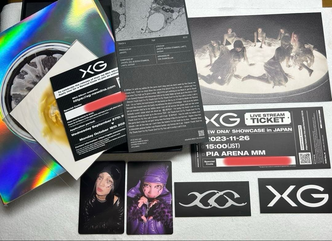 XG アルバム トレカ まとめ売り