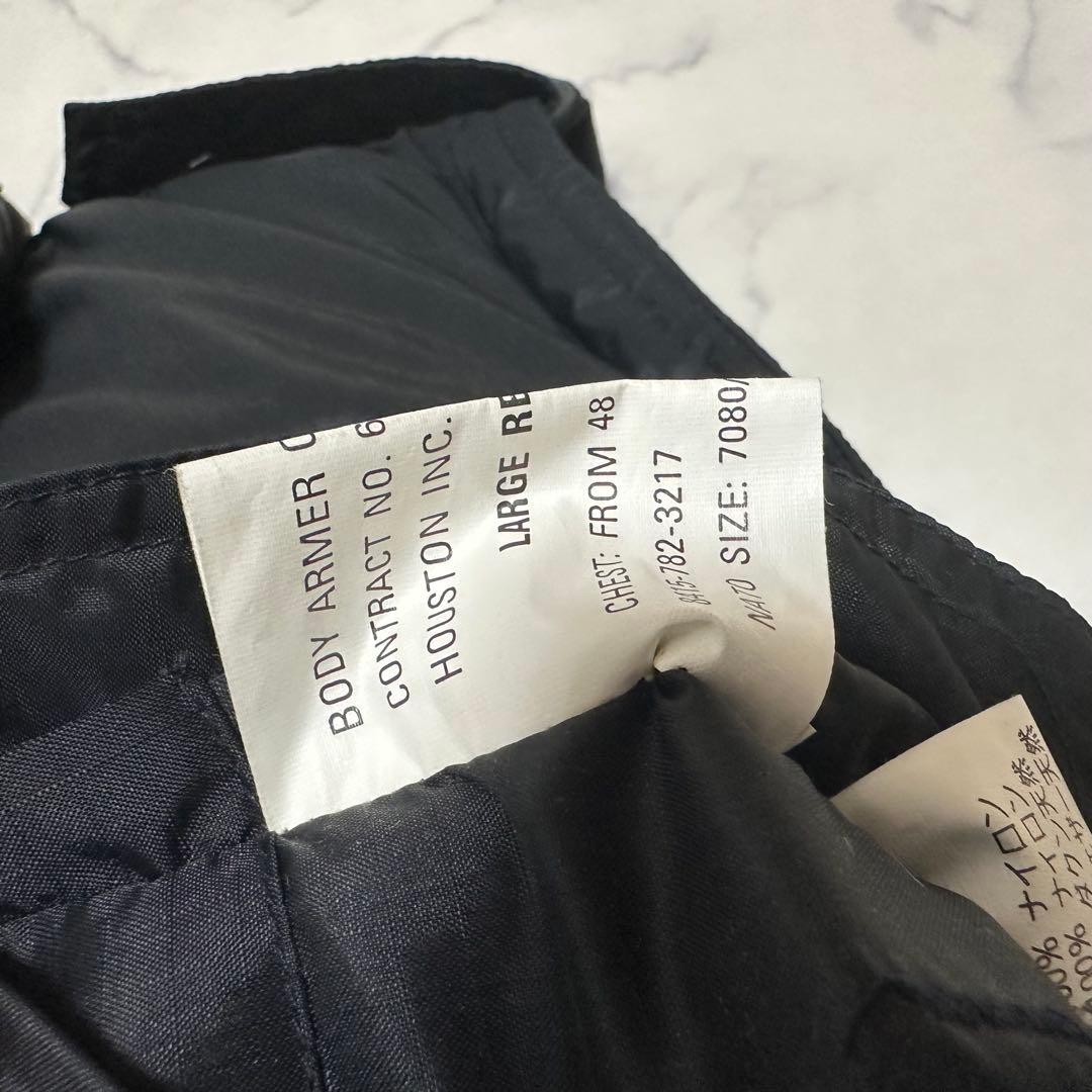 US AIR FORCE ダウンベスト 黒 ミリタリー L