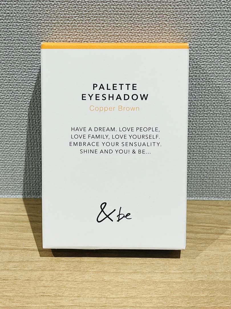 【専用】&be パレットアイシャドウ カッパーブラウン4つセット