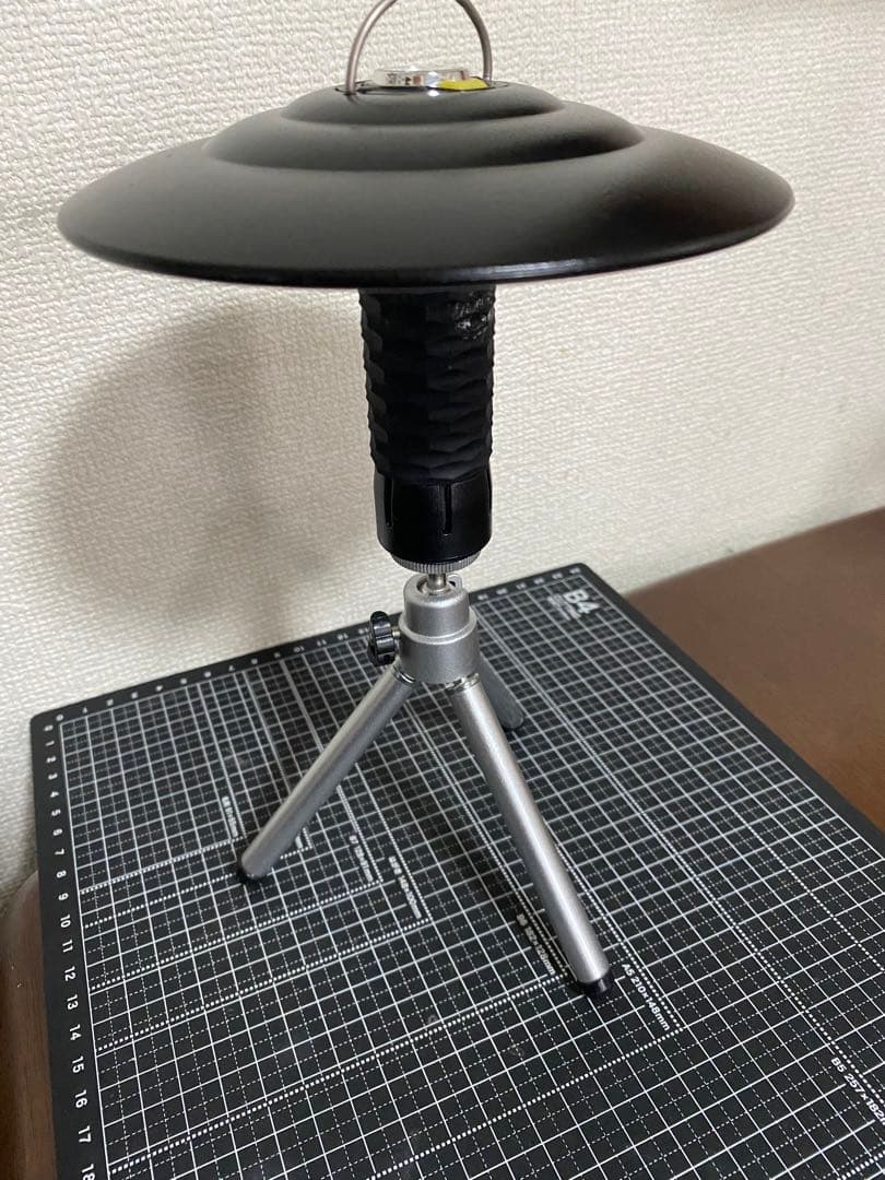 ゴールゼロ&ランプシェード&アルミ三脚&磁石付きソケットセット