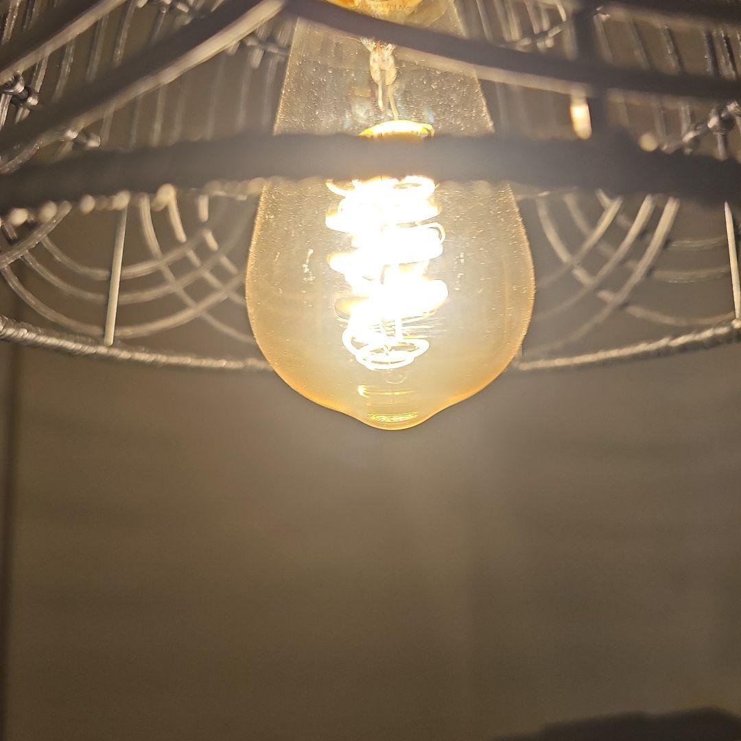 ラタン風 ペンダントライト ブラック 3個セット