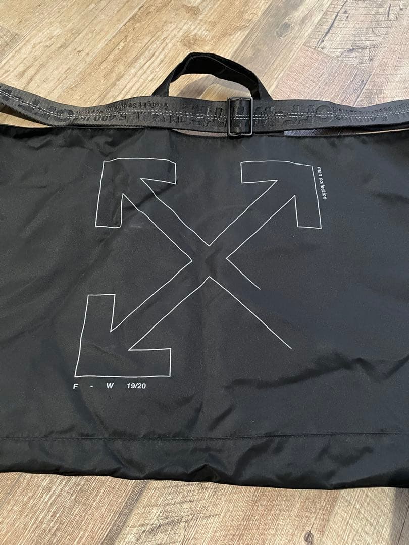 OFF-WHITE ナイロントート 黒 正規品 大容量