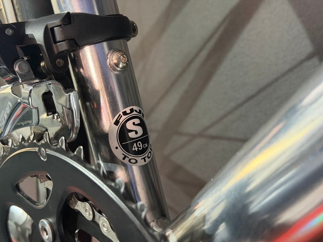 送料込 ロードバイク FUJI NAOMI Sサイズ 49 ポリッシュアルミ