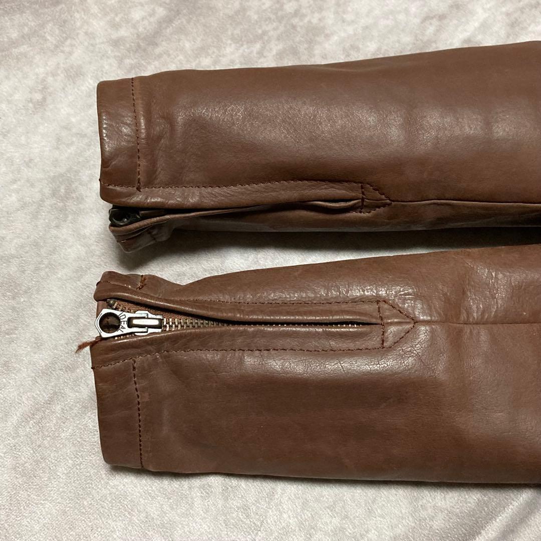 Duffers （M） A-2　フライトジャケット　カウレザー　本革　ブラウン