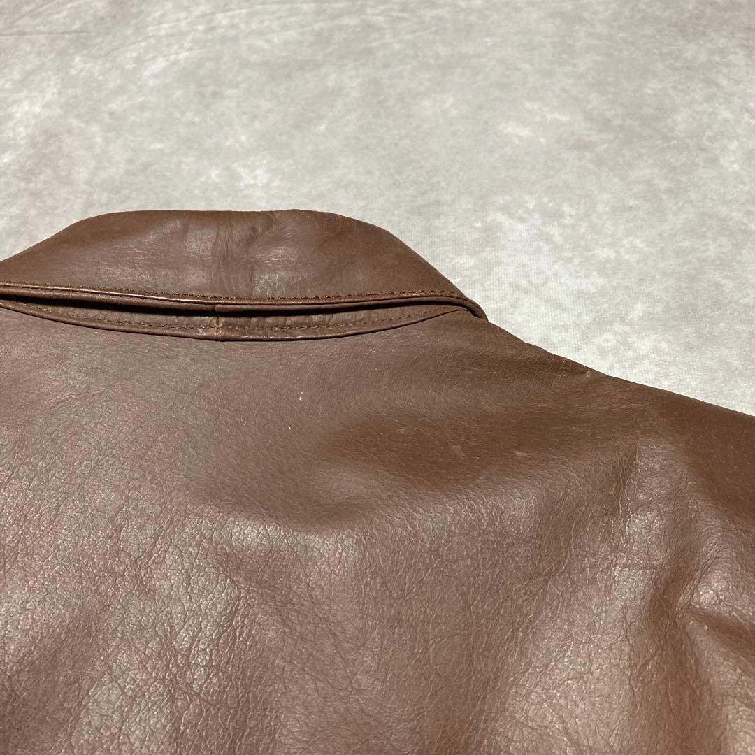 Duffers （M） A-2　フライトジャケット　カウレザー　本革　ブラウン