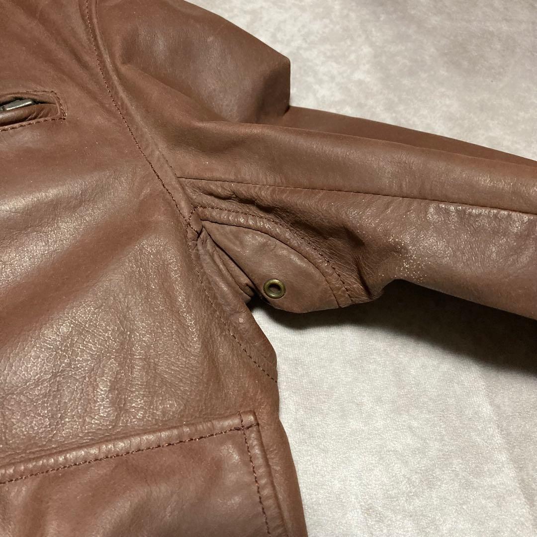 Duffers （M） A-2　フライトジャケット　カウレザー　本革　ブラウン