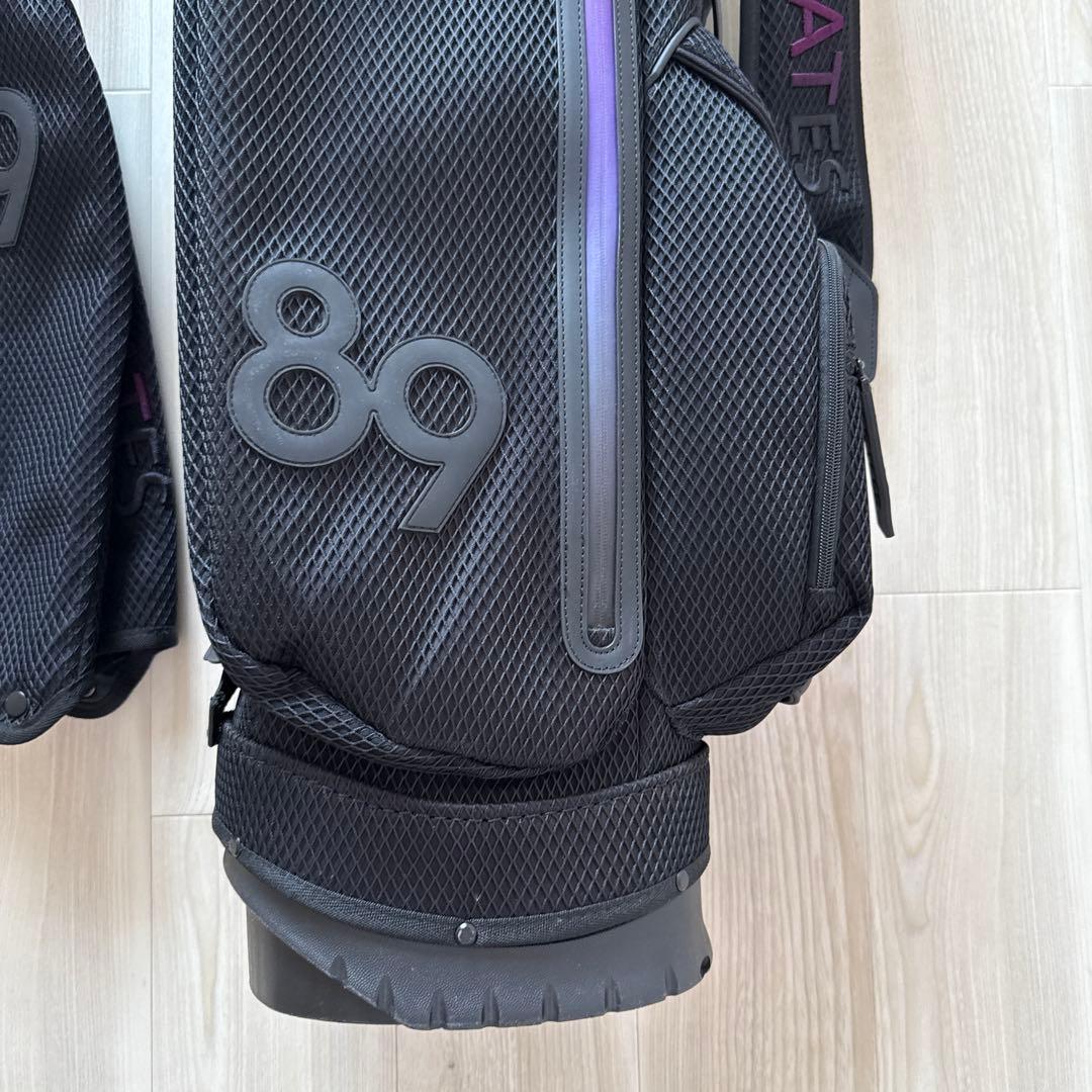 パーリーゲイツ　キャディバッグ　スタンド式　軽量　黒　ブラック　ユニセックス