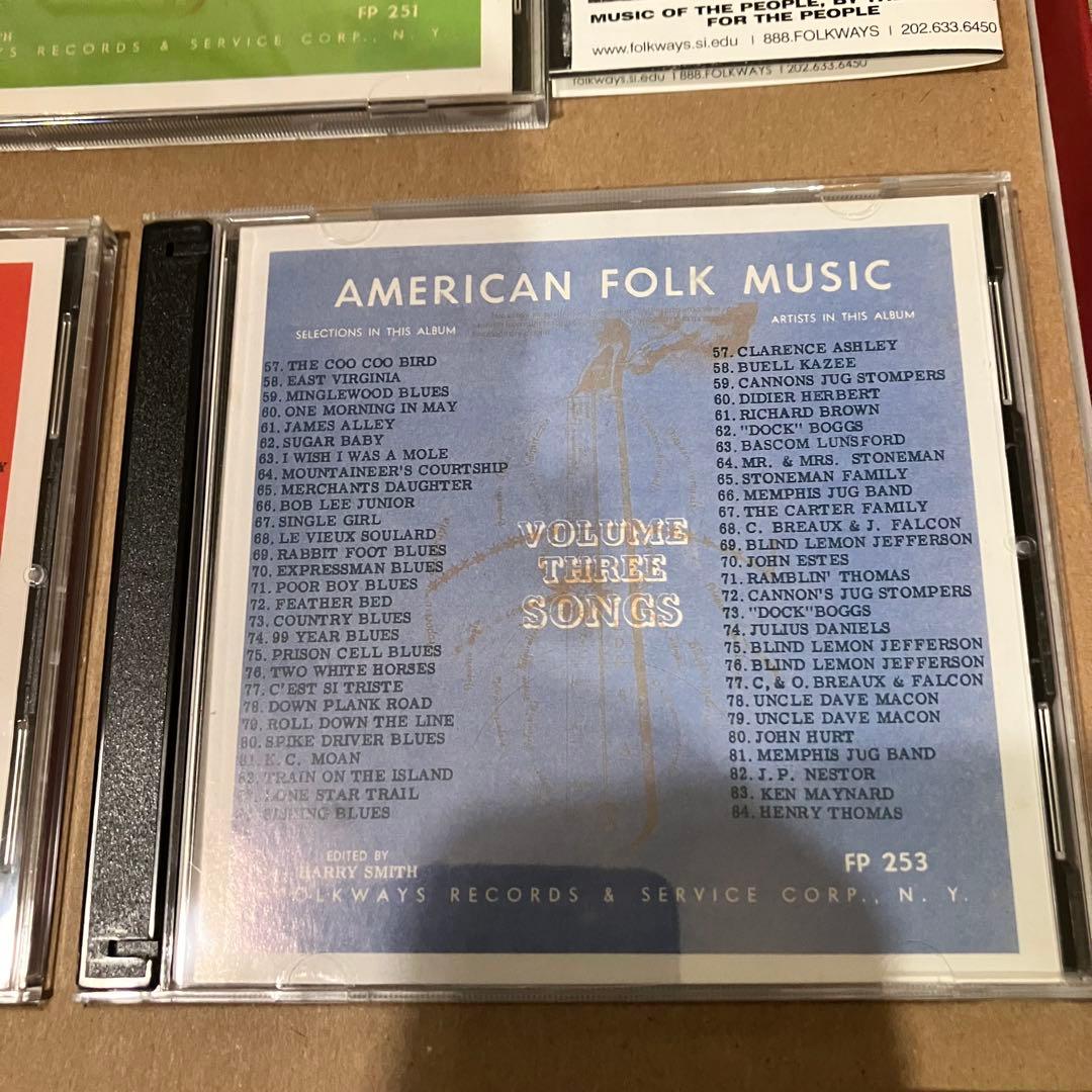 ANTHOLOGY OF AMERICAN FOLK MUSIC 6枚組CD