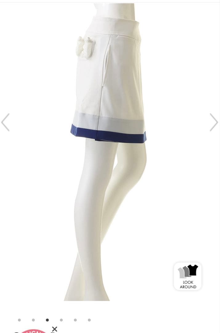 新品タグ付き　TMG配色ラップスカート　サイズ2 ゴルフウェア　可愛い