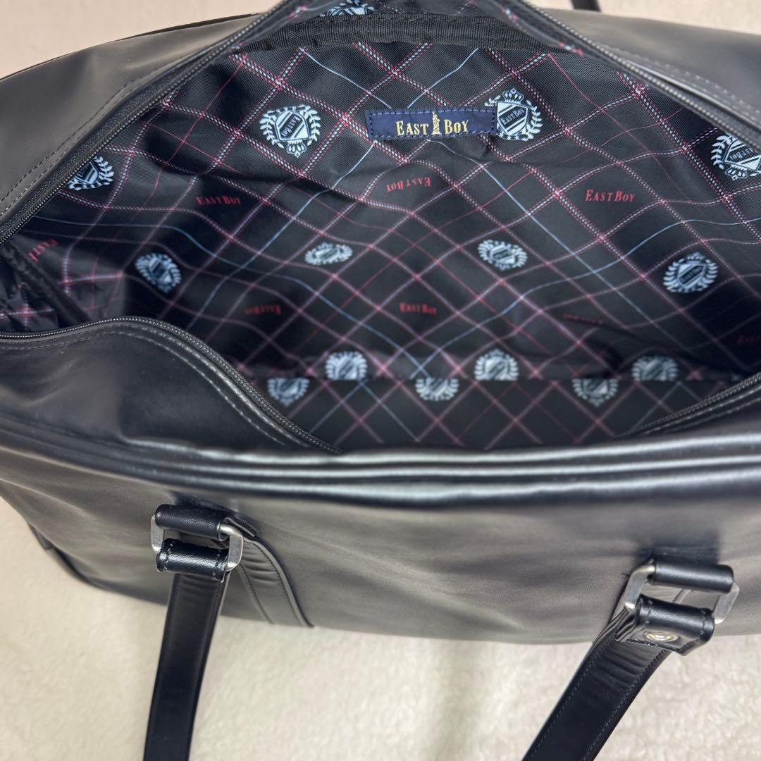 未使用品級✨EASTBOY スクールバッグ 合皮 赤女神 ブラック 黒 通学