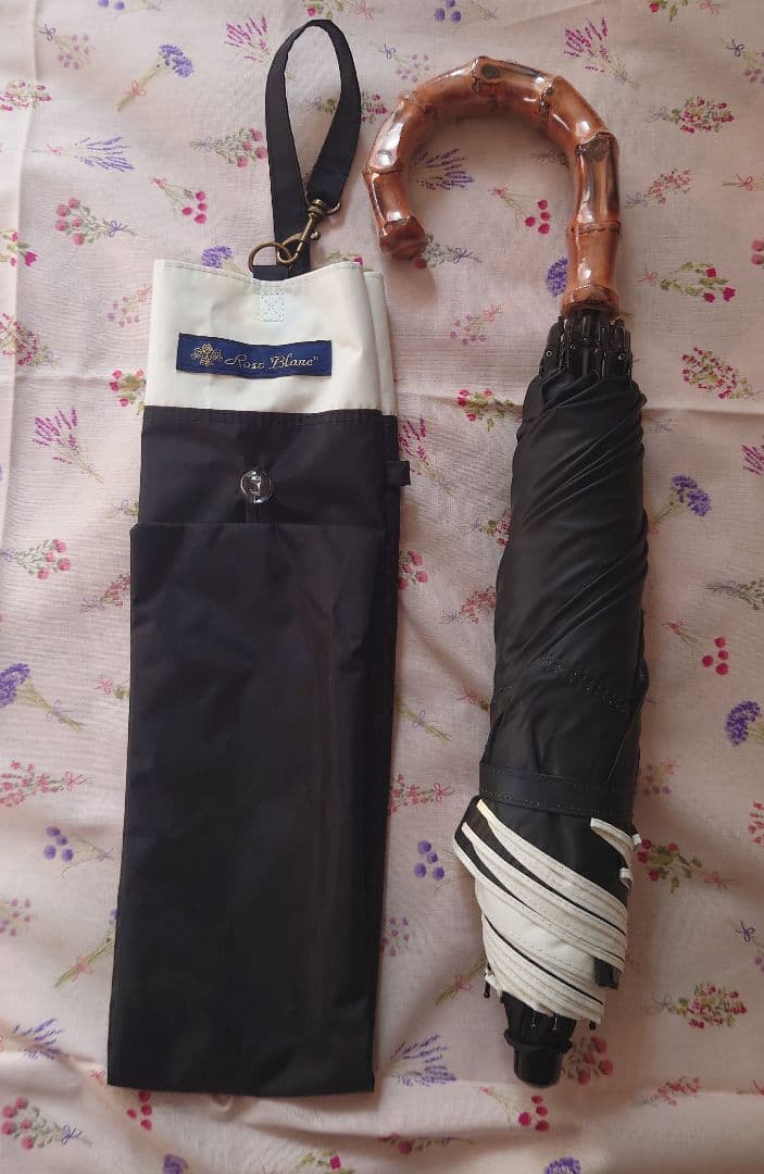 9/20迄値下げ❗芦屋ロサブラン＊晴雨兼用 完全遮光100％ 50cm ブラック