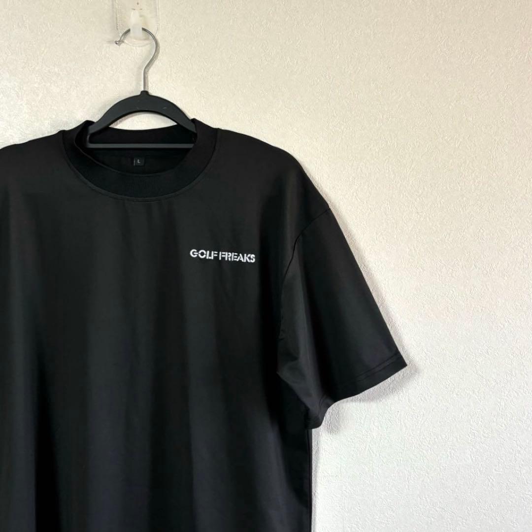 GOLF FREAKS ゴルフフリークス　モックネック　半袖　L