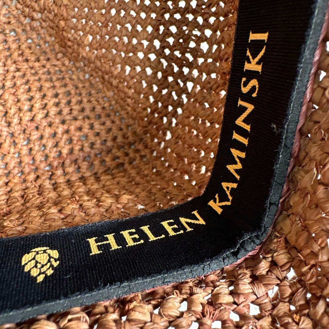 【美品】ヘレンカミンスキー プロバンス8 麦わら帽子 ストローハット