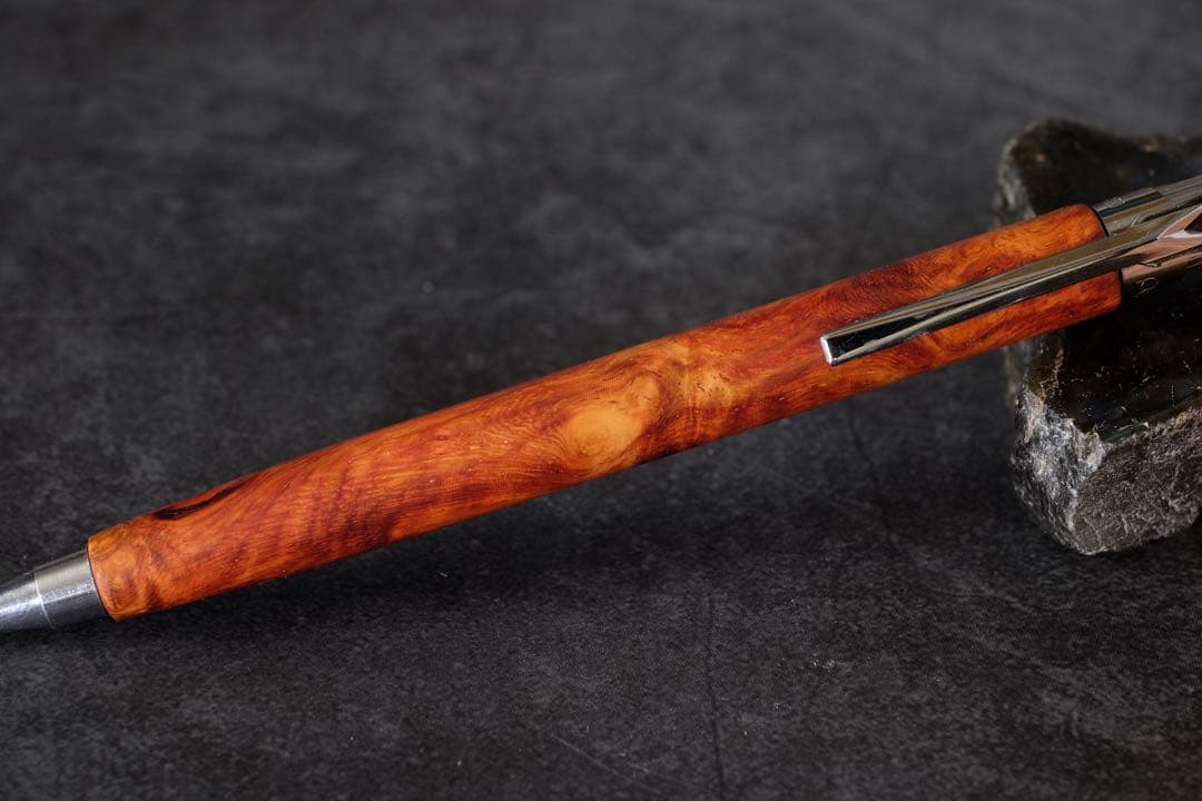 PG5木軸カスタム0211　高村杢工房 製図用シャープペンシル 花梨瘤