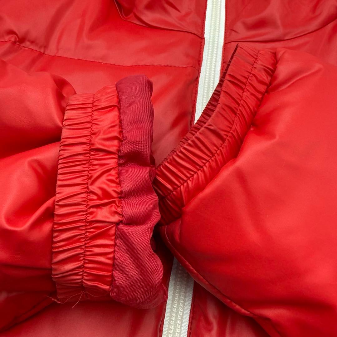 マンシングウェア ゴルフ R.line ダウンジャケット 赤 M フード付き